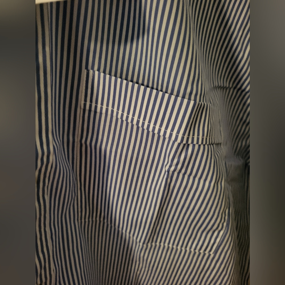 NWT Alberto Dalla Chiara Design Men's Stripe Button Up Dress Shirt Sz 40 (M) - Picture 5 of 6